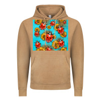 Vintage Camel Western Sunflowers Ladybug Vintage Hoodie - LillyAllenDesigns