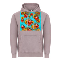 Vintage Zinc Western Sunflowers Ladybug Vintage Hoodie - LillyAllenDesigns