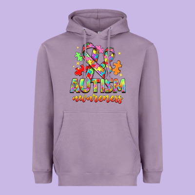 Autism Awareness Heavyweight Hoodie Designed By Nancycooperartshop