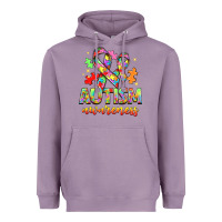 Lavender Autism Awareness Heavyweight Hoodie - NancyCooperArtShop
