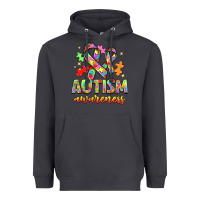 Smoke Autism Awareness Heavyweight Hoodie - NancyCooperArtShop