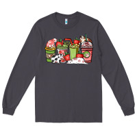 Smoke cow and strawberry coffee cups Long Sleeve Tee - NancyCooperArtShop