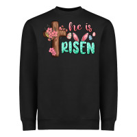 Black he is risen Heavyweight Sweatshirt - MaliasSmallBusiness