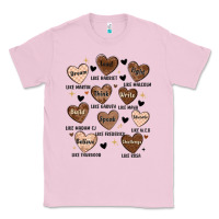 Bubblegum Pink black history month hearts Classic Tee - MaliasSmallBusiness
