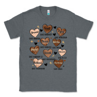 Charcoal Heather black history month hearts Classic Tee - MaliasSmallBusiness