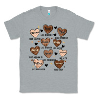 Heather Grey black history month hearts Classic Tee - MaliasSmallBusiness