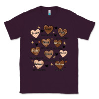 Plum black history month hearts Classic Tee - MaliasSmallBusiness