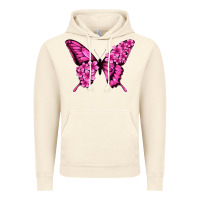 Vintage Artic floral pink butterfly Vintage Hoodie - Jasminsmagicworld