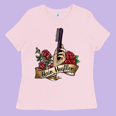 Hair Hustler 4 Ladies Tee Designed By Sublimationcraftshop