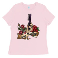 Bubblegum Pink hair hustler 4 Ladies Tee - SublimationCraftShop