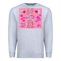 Heather Grey burn book Premium Sweatshirt - TumblerDesignByShophia
