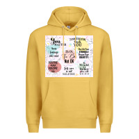 Antique Gold it's ok to be not ok Premium Hoodie - TumblerDesignByShophia