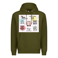 Army Green it's ok to be not ok Premium Hoodie - TumblerDesignByShophia