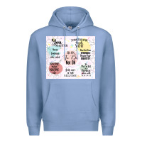 Colony Blue it's ok to be not ok Premium Hoodie - TumblerDesignByShophia