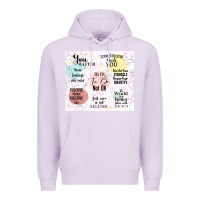 Lilac it's ok to be not ok Premium Hoodie - TumblerDesignByShophia
