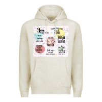 Oatmeal Heather it's ok to be not ok Premium Hoodie - TumblerDesignByShophia