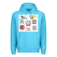 Ocean Blue it's ok to be not ok Premium Hoodie - TumblerDesignByShophia