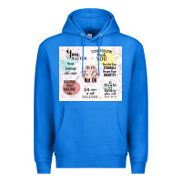 True Royal it's ok to be not ok Premium Hoodie - TumblerDesignByShophia