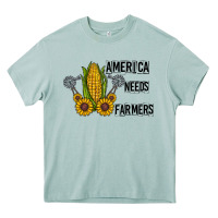 Arona america needs farmers Heavy Core Tee - CowhideDigitalArt