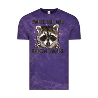 Cloud Purple sweet but will throw hands Vintage Tee - MaliasSmallBusiness