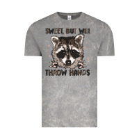 Sweet But Will Throw Hands Vintage Tee | Teevron