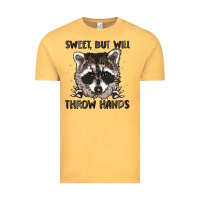 Vintage Mustard sweet but will throw hands Vintage Tee - MaliasSmallBusiness