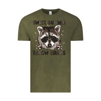 Vintage Olive sweet but will throw hands Vintage Tee - MaliasSmallBusiness