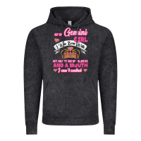 Vintage Black As A Gemini Girl I Was Born With My Heart On My Sleeve And A Mouth Vintage Hoodie - Jasminsmagicworld