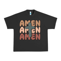 Pigment Black amen Urban Heavy Tee - MaliasSmallBusiness
