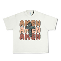 Pistachio amen Urban Heavy Tee - MaliasSmallBusiness