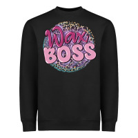 Black wax boss Heavyweight Sweatshirt - MaliasSmallBusiness