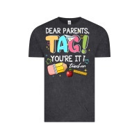 Vintage Black dear parents tag youare it teacher Vintage Tee - JahusDesignShop