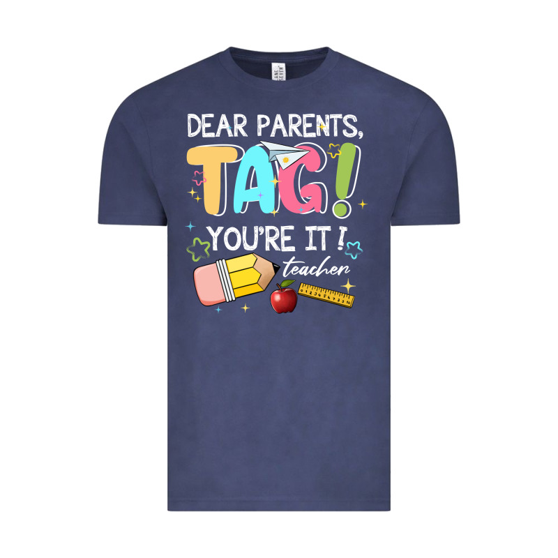 Dear Parents Tag Youare It Teacher Vintage Tee by JahusDesignShop | Teevron