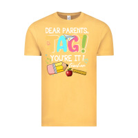 Vintage Mustard dear parents tag youare it teacher Vintage Tee - JahusDesignShop