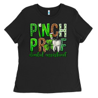 Black Pinch Proof Dental Assistant St. Patricks Day Ladies Tee - Neo Western