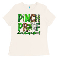 Bone Pinch Proof Dental Assistant St. Patricks Day Ladies Tee - Neo Western