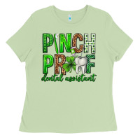 Matcha Pinch Proof Dental Assistant St. Patricks Day Ladies Tee - Neo Western