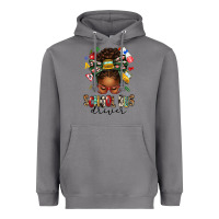 Storm school bus driver afro messy bun Heavyweight Hoodie - texasbilliewilder