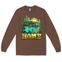 Chestnut camping caravan home Long Sleeve Tee - NancyCooperArtShop