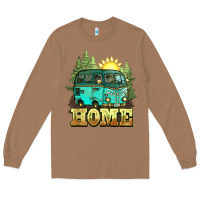 Toasted Coconut camping caravan home Long Sleeve Tee - NancyCooperArtShop