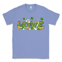 Colony Blue st patricks love nurse Classic Tee - MaliasSmallBusiness