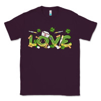Plum st patricks love nurse Classic Tee - MaliasSmallBusiness