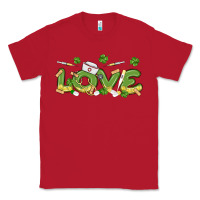 Red st patricks love nurse Classic Tee - MaliasSmallBusiness