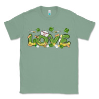 Sage st patricks love nurse Classic Tee - MaliasSmallBusiness