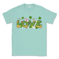 Seafoam st patricks love nurse Classic Tee - MaliasSmallBusiness