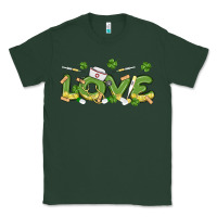 Sports Green st patricks love nurse Classic Tee - MaliasSmallBusiness