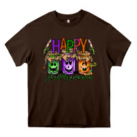 Chocolate Brown happy halloween jar Heavy Core Tee - RacoonDesign