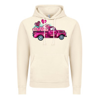 Vintage Artic valentine's day pink truck Vintage Hoodie - BarkalooDesign