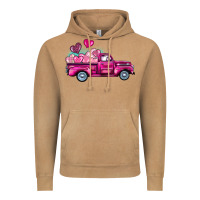 Vintage Camel valentine's day pink truck Vintage Hoodie - BarkalooDesign