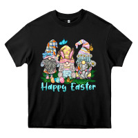 Black happy easter gnome Heavy Core Tee - BarkalooDesign
